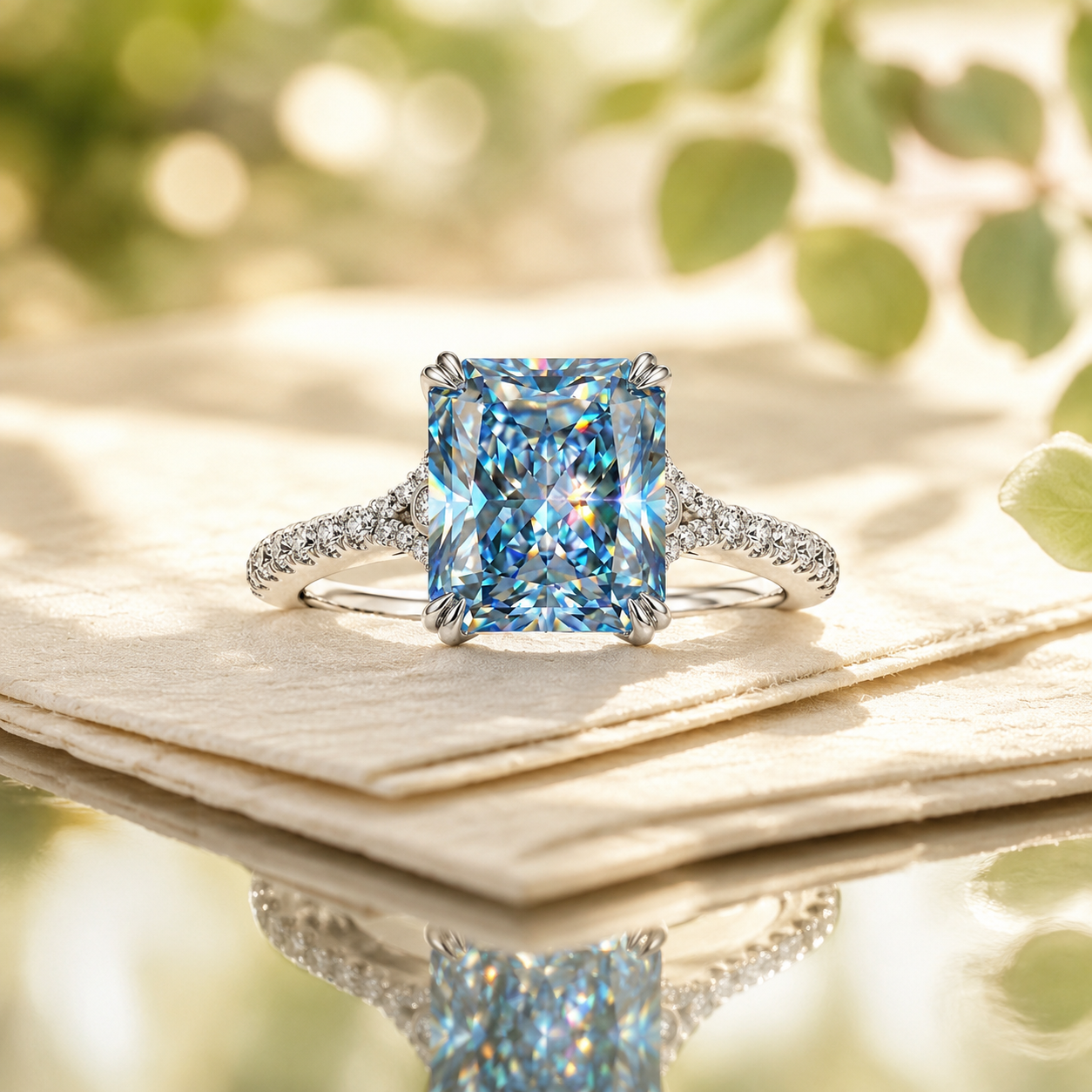 Moissanite Rings