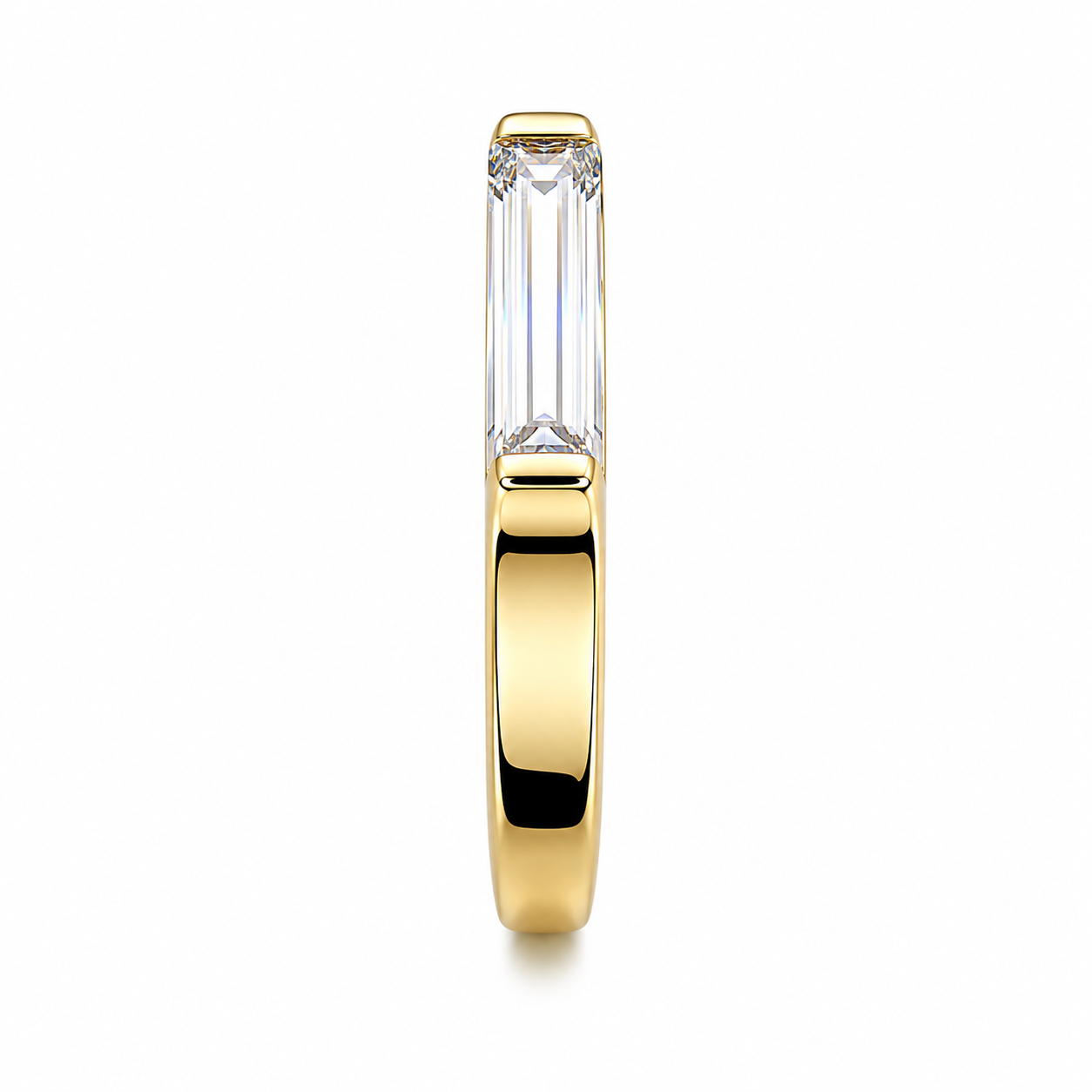 ZR Modern Baguette Moissanite Promise Ring【JC】
