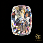 10 × 7.1 mm | Elongated Cushion Portuguese Cut Moissanite | 4 ct