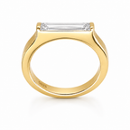 ZR Modern Baguette Moissanite Promise Ring【JC】