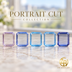11 × 9 mm | Portrait Cut Lab-Created YAG | 4 Colors