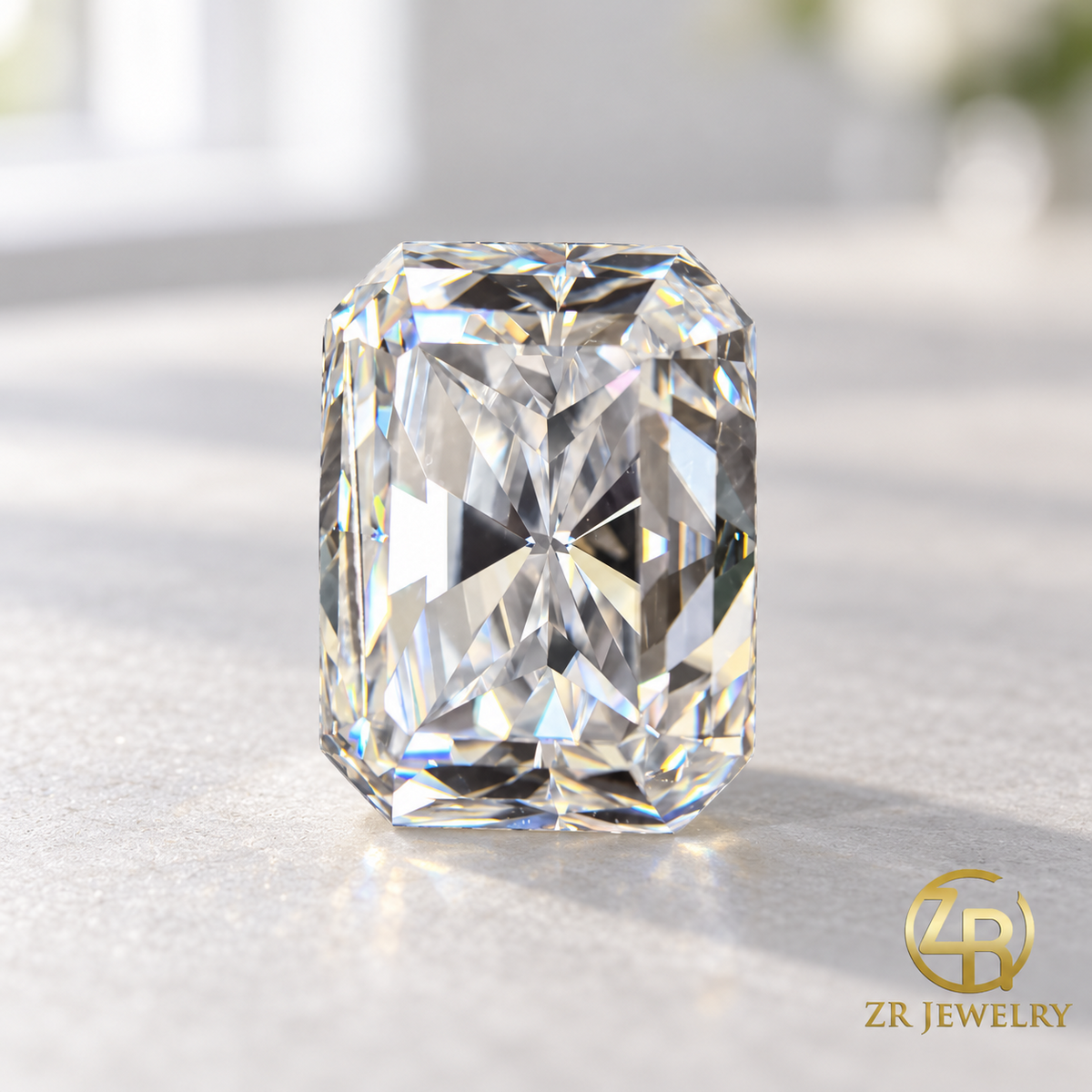 8*11 mm | Geometric Radiant Cut Moissanite | 4.5 ct