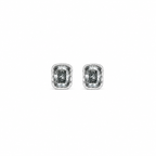 ZR Gray Moissanite Melted Design Stud Earrings S925 Silver 【JC】