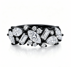 ZR Luminous Bloom Modern Mixed‑Shape Statement Ring 【Lanette】#4575