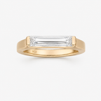 ZR Modern Baguette Moissanite Promise Ring【JC】