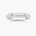 ZR Modern Baguette Moissanite Promise Ring【JC】