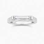 ZR Modern Baguette Moissanite Promise Ring【JC】
